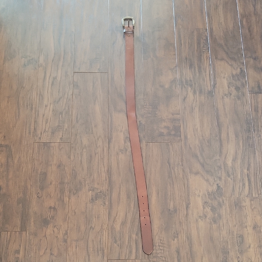 Classic Brown Leather Women's Belt